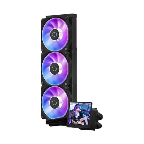 Cooler Master MasterLiquid Core 360mm CPU Liquid Cooler with 4 inch LCD Display